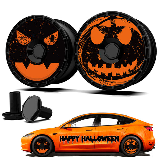 19/ 20 Inch Wheel Covers for Tesla Model Y Juniper Crossflow Wheels 2025, Centers Lock Installation Rim Protector, Full Coverage Hubcaps Exterior Accessories (0096, 4 PCS)