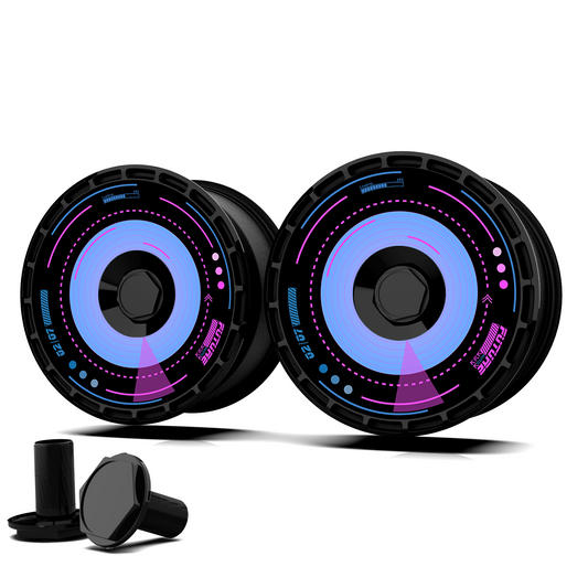 19/ 20 Inch Wheel Covers for Tesla Model Y Juniper Crossflow Wheels 2025, Centers Lock Installation Rim Protector, Full Coverage Hubcaps Exterior Accessories (0325, 4 PCS)