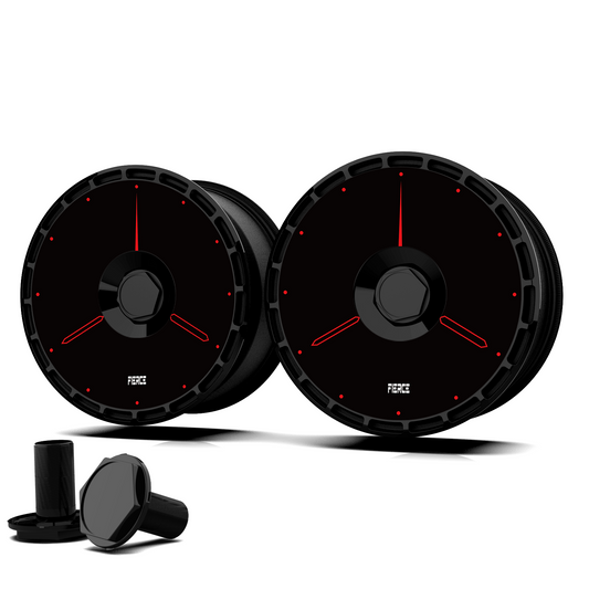 (4-Pack) Wheel Covers for Tesla Model Y Wheel Hubs, Full Coverage Rim Protector, Centers Lock Installation Hubcaps for Scratch Resistance, Fits 2021-2024( 0195, 19/20 inch)