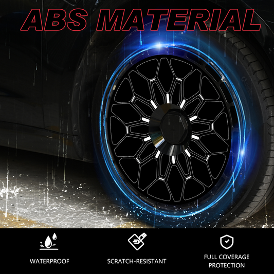 (4-Pack) Wheel Covers for Tesla Model Y Wheel Hubs, Full Coverage Rim Protector, Centers Lock Installation Hubcaps for Scratch Resistance, Fits 2021-2024( 0249, 19/20 inch)