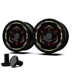 19/ 20 Inch Wheel Covers for Tesla Model Y Juniper Crossflow Wheels 2025, Centers Lock Installation Rim Protector, Full Coverage Hubcaps Exterior Accessories (0054, 4 PCS)