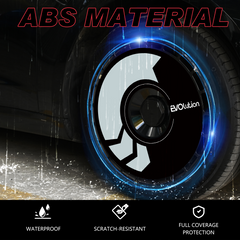 19/ 20 Inch Wheel Covers for Tesla Model Y Juniper Crossflow Wheels 2025, Centers Lock Installation Rim Protector, Full Coverage Hubcaps Exterior Accessories (0330, 4 PCS)