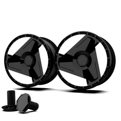 19/ 20 Inch Wheel Covers for Tesla Model Y Juniper Crossflow Wheels 2025, Centers Lock Installation Rim Protector, Full Coverage Hubcaps Exterior Accessories (0340, 4 PCS)