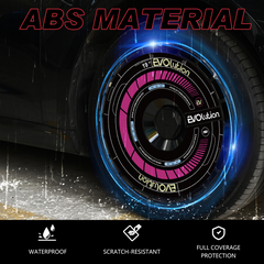 Wheel Covers for BYD Sealion 7 , Full Coverage Hubcaps Replacement, Centers Lock Installation Rim Cover Protector (Purple Piano, 4 PCS)