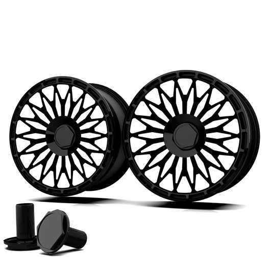 (4-Pack) Wheel Covers for Tesla Model Y Wheel Hubs, Full Coverage Rim Protector, Centers Lock Installation Hubcaps for Scratch Resistance, Fits 2021-2024( 0318, 19/20 inch)