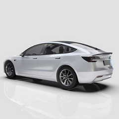 Carbon Fiber Rear Trunk Spoiler Wing for Tesla Model 3 Highland, OEM External Accessories Car Decoration