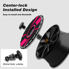 Custom Wheel Covers for Tesla Model Y Juniper Induction Wheel Hubs, Replaceable Rim Protector, Durable Scratch, Center Lock Installation Fits 2025 (0078, 19/20 inch)