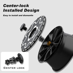 Custom Wheel Covers for Tesla Model 3 Highland Wheel Hubs, Replaceable Rim Protector, Durable Scratch, Center Lock Installation Fit 2024-2025 (0204)