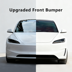 Front Bumper Cover Kit Compatible with Tesla Model 3 Highland / Lower grille, Front lip- Full Body Set
