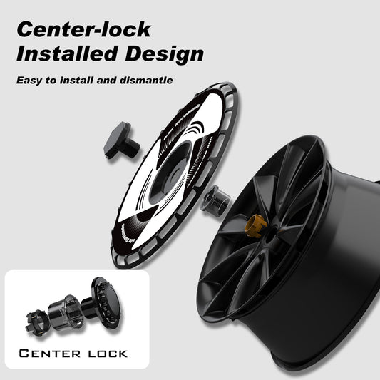 Custom Wheel Covers for Tesla Model Y Juniper Induction Wheel Hubs, Replaceable Rim Protector, Durable Scratch, Center Lock Installation Fits 2025 (0090, 19/20 inch)