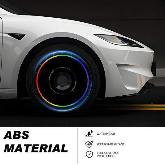 19/ 20 Inch Wheel Covers for Tesla Model Y Juniper Crossflow Wheels 2025, Centers Lock Installation Rim Protector, Full Coverage Hubcaps Exterior Accessories (0327, 4 PCS)