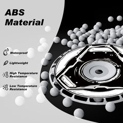 Custom Wheel Covers , Replaceable Rim Protector, Durable Scratch, Center Lock Installation (0097)