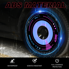 19/ 20 Inch Wheel Covers for Tesla Model Y Juniper Crossflow Wheels 2025, Centers Lock Installation Rim Protector, Full Coverage Hubcaps Exterior Accessories (0325, 4 PCS)