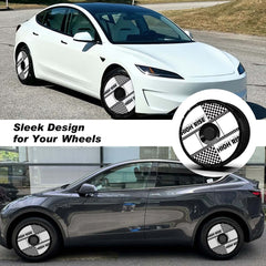 Wheel Covers for BYD Sealion 7, Full Coverage Hubcaps Replacement, Centers Lock Installation Rim Cover Protector (0117, 4 PCS)