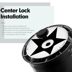 Wheel Covers (2-Pack) - Universal Fit for Most Rims, Replaceable Rim Protector, Durable Scratch, Center Lock Installation(Mini2nd)