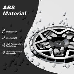 Wheel Covers for Tesla Model Y Juniper, Full Coverage Hubcaps Replacement, Centers Lock Installation Rim Cover Protector (0125, Set of 4, 19/20 Inch )