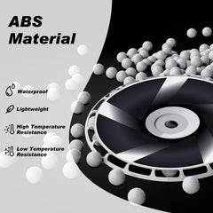 Custom Wheel Covers , Replaceable Rim Protector, Durable Scratch, Center Lock Installation (0092)