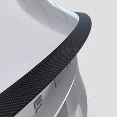 Carbon Fiber Rear Trunk Spoiler Wing for Tesla Model 3 Highland, OEM External Accessories Car Decoration