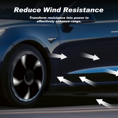 (4-Pack) Wheel Covers for Tesla Model Y Wheel Hubs, Full Coverage Rim Protector, Centers Lock Installation Hubcaps for Scratch Resistance, Fits 2021-2024( 0336-white, 19/20 inch)