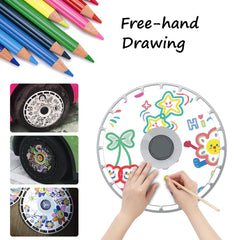 Wheel Covers for Byd Dolphin , Full Coverage Hubcaps Replacement, Centers Lock Installation Rim Cover Protector (White Ring, Set of 4)