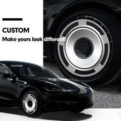 (4-Pack) Wheel Covers for Tesla Model Y Wheel Hubs, Full Coverage Rim Protector, Centers Lock Installation Hubcaps for Scratch Resistance, Fits 2021-2024( 0272, 19/20 inch)