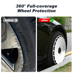 19/ 20 Inch Wheel Covers for Tesla Model Y Juniper Crossflow Wheels 2025, Centers Lock Installation Rim Protector, Full Coverage Hubcaps Exterior Accessories (0236, 4 PCS)