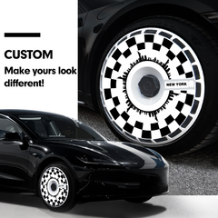Custom Wheel Covers ,Replaceable RimProtector, Durable Scratch, Center LockInstallation, No Limits on style.(Personalized)