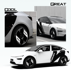 19/ 20 Inch Wheel Covers for Tesla Model Y Juniper Crossflow Wheels 2025, Centers Lock Installation Rim Protector, Full Coverage Hubcaps Exterior Accessories (0352, 4 PCS)