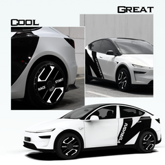 (4-Pack) Wheel Covers for Tesla Model Y Wheel Hubs, Full Coverage Rim Protector, Centers Lock Installation Hubcaps for Scratch Resistance, Fits 2021-2024( 0348, 19/20 inch)