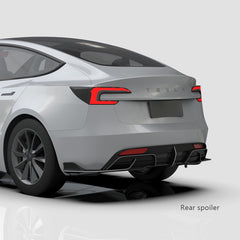Carbon Fiber Rear Spoiler for Tesla Model 3 Highland,OEM External Accessories Car Decoration, Fit 2023-2024
