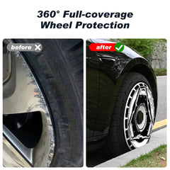 Custom Wheel Covers for Tesla Model S/X/Cybertruck Wheel Hubs, Replaceable Rim Protector, Durable Scratch, Center Lock Installation (0097,Set of 4)