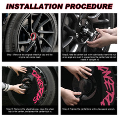 Custom Wheel Covers for Tesla Model Y Juniper Induction Wheel Hubs, Replaceable Rim Protector, Durable Scratch, Center Lock Installation Fits 2025 (Devil Niuniu, 19/20 inch)