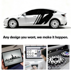 Wheel Covers, City-Themed Customized Hubcaps, Center-Lock Full Coverage Rim Protector