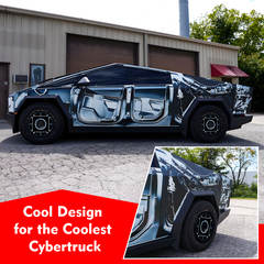 Wheel Covers for Tesla Model X/S/ Cybertruck, Full Coverage Hubcaps Replacement, Centers Lock Installation Rim Cover Protector (0110, Set of 4)