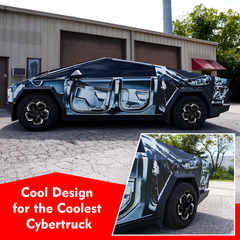 Wheel Covers for Tesla Model X/S/ Cybertruck, Full Coverage Hubcaps Replacement, Centers Lock Installation Rim Cover Protector (0301, Set of 4)