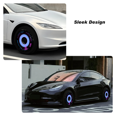 Wheel Covers for BYD Sealion 7, Full Coverage Hubcaps Replacement, Centers Lock Installation Rim Cover Protector (0325, 4 PCS)