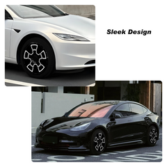 Wheel Covers for BYD Sealion 7, Full Coverage Hubcaps Replacement, Centers Lock Installation Rim Cover Protector (0232, 4 PCS)