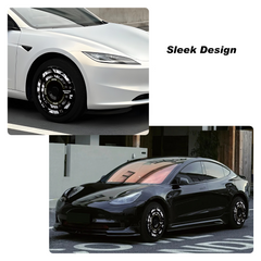 Wheel Covers for BYD Sealion 7, Full Coverage Hubcaps Replacement, Centers Lock Installation Rim Cover Protector (0185, 4 PCS)