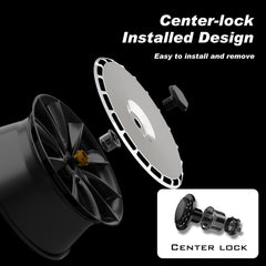 Wheel Covers for BYD Atto 3 , Full Coverage Hubcaps Replacement, Centers Lock Installation Rim Cover Protector (Pure White, Set of 4)