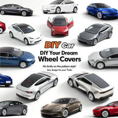 18 Inch Wheel Cover for Tesla Model 3 Aero & Highland Photon Wheel, City-Themed Customized Hubcaps, Center-Lock Full Coverage Rim Protector Compatible with 2017-2025 (New York)