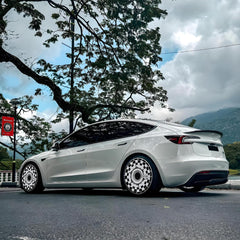 18 Inch Wheel Cover for Tesla Model 3 Aero & Highland Photon Wheel, City-Themed Customized Hubcaps, Center-Lock Full Coverage Rim Protector Compatible with 2017-2025 (New York)