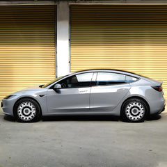 18 Inch Wheel Cover for Tesla Model 3 Aero & Highland Photon Wheel, City-Themed Customized Hubcaps, Center-Lock Full Coverage Rim Protector Compatible with 2017-2025 (New York)