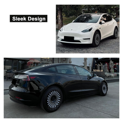 Wheel Covers for BYD Sealion 7 , Full Coverage Hubcaps Replacement, Centers Lock Installation Rim Cover Protector (Aurora, 4 PCS)