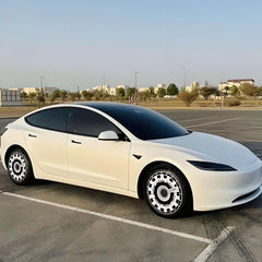 18 Inch Wheel Cover for Tesla Model 3 Aero & Highland Photon Wheel, City-Themed Customized Hubcaps, Center-Lock Full Coverage Rim Protector Compatible with 2017-2025 (New York)