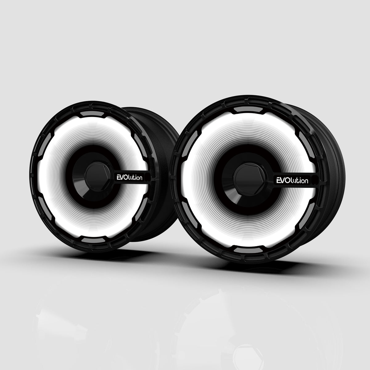 Custom Snap On Hub Covers for Tesla Model Y, Wheel Cover Replacement Set, Rim Protectors Impact Resistant, Suitable for 2021-2024 (Black Hole,19/20 inch）
