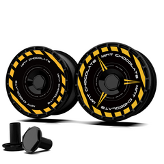 Wheel Covers (4-Pack) - Universal Fit for Most Rims, Replaceable Rim Protector, Durable Scratch, Center Lock Installation(0137)