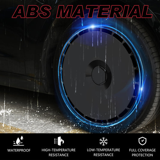 19-Inch Wheel Covers for Tesla Model 3 - Full Coverage Hubcaps-Center Lock Installed Rim Protectors Exterior Accessories-Fit for 2020-2025