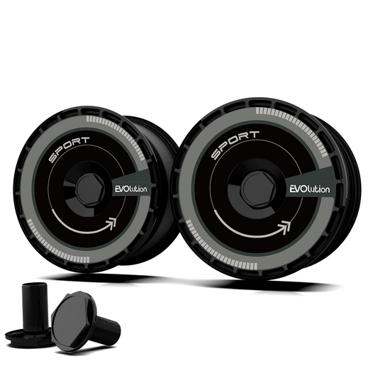 Wheel Covers (4-Pack) - Universal Fit for Most Rims, Replaceable Rim Protector, Durable Scratch, Center Lock Installation（0279）