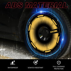Wheel Covers (4-Pack) - Universal Fit for Most Rims, Replaceable Rim Protector, Durable Scratch, Center Lock Installation(0139)
