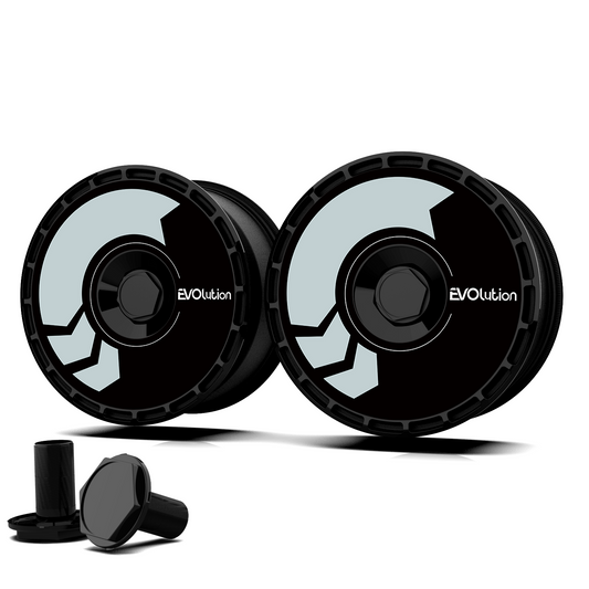 Wheel Covers (4-Pack) - Universal Fit for Most Rims, Replaceable Rim Protector, Durable Scratch, Center Lock Installation（0330）